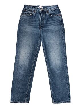 Re Done 70's Stove Pipe Jeans in Vintage Lapus Wash size 26